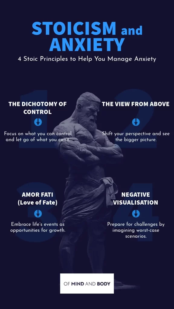 Stoicism and Anxiety Info Graphic